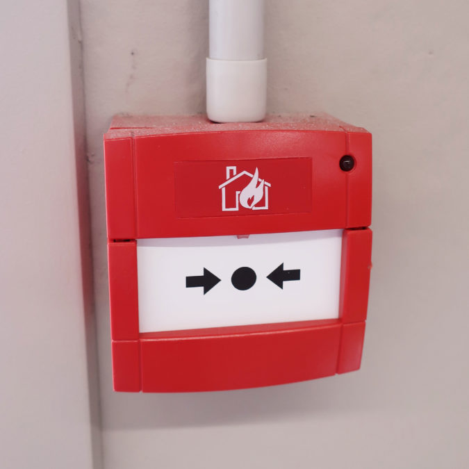 Alarme détection incendie : Intermarché