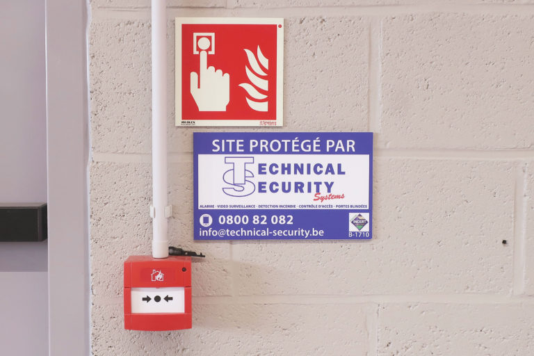 Alarme détection incendie : Intermarché